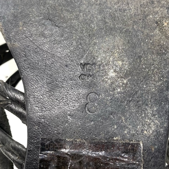 Urban Outfitters | Ecote | Black Leather Braided Sandals Size 8 - Picture 10 of 10